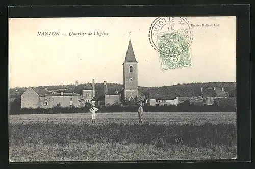 AK Nanton, Quartier de l'Eglise