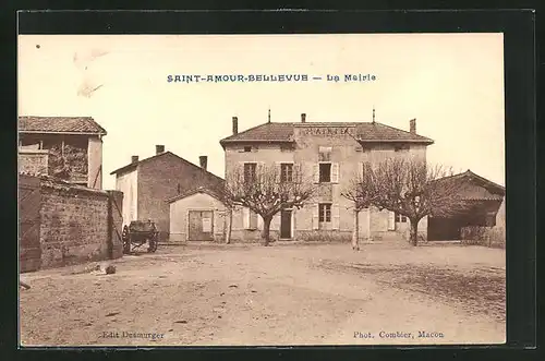 AK Saint-Amour-Bellevue, la Mairie