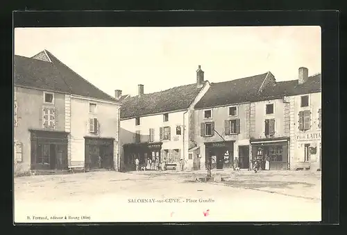 AK Salornay-sur-Guye, Place Gandin