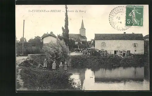 AK St-Etienne-en-Bresse, Montée du Bourg