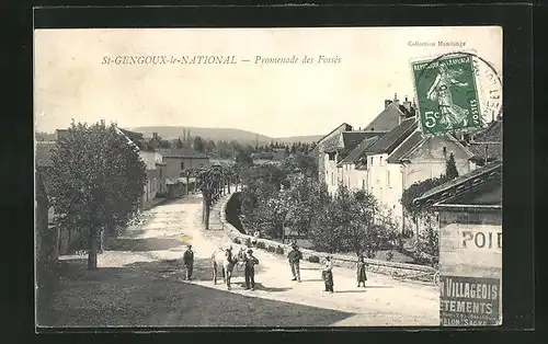 AK St-Gengoux-le-National, Promenade des Fossés