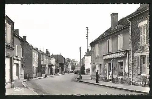 AK Pierre-de-Bresse, La Grande Rue