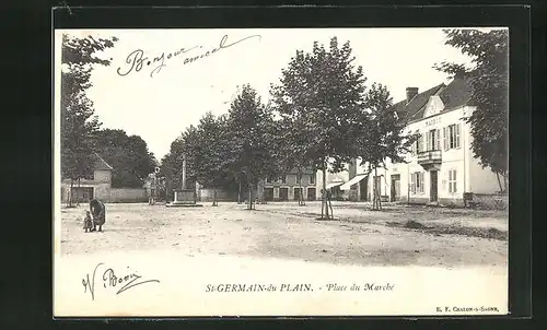 AK Saint-Germain-du-Plain, Place du Marchè