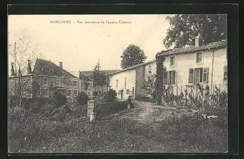 AK Boncourt, Vue intèrieure de l`ancien Chateau