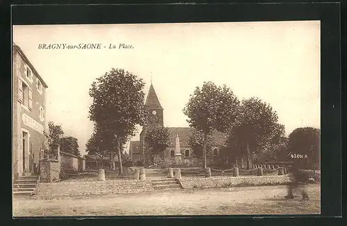 AK Bragny-sur-Saone, La Place