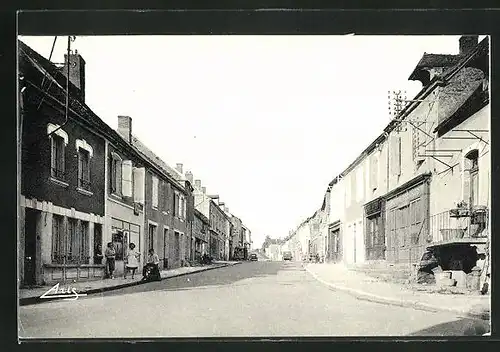 AK Genouilly, Grande Rue, Strassenpartie