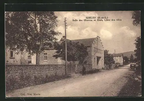 AK Gibles, Salle des Oevres et Ecole Libre des filles