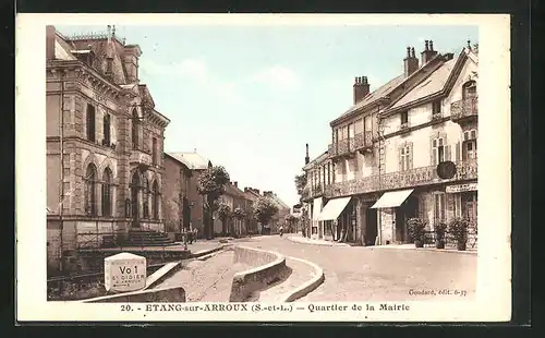 AK Etang-sur-Arroux, Quartier de la Mairie