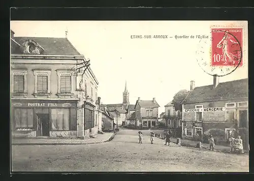 AK Etang-sur-Arroux, Quartier de l`Eglise