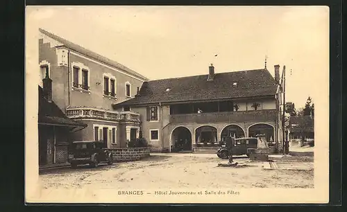 AK Branges, Hôtel Jouvenceau et Salle des Fêtes