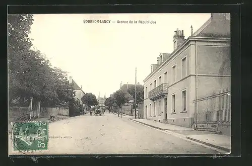 AK Bourbon-Lancy, Avenue de la République