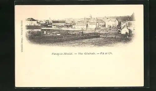 AK Paray-le-Monial, Vue Générale, Teilansicht der Ortschaft