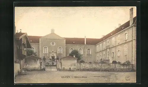 AK Cluny, Hotel-Dieu, Christliches Krankenhaus