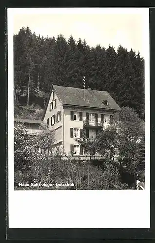 AK Lenzkirch i. Hochschwarzwald, Hotel Haus Scherzinger