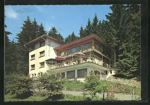 AK Ehrlich /Westerwald, Hotel-Pension Sollmann-Schürg