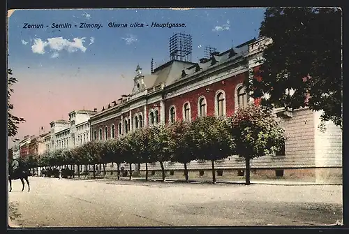 AK Zemun, Glavna ulica, Hauptgasse