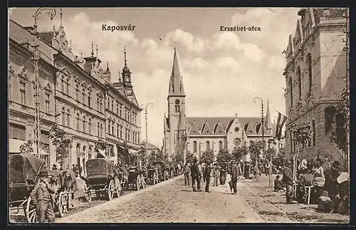 AK Kaposvár, Erzsébet-utca