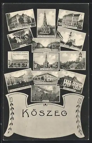 AK Köszeg, Jezus Szent Szive temploma, Kiralyut, Hidegviz Gyogyintezet