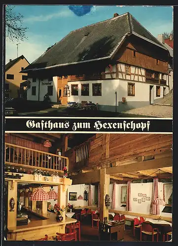 AK Löffingen, Gasthaus zum Hexenschopf, Obere Hauptstrasse 9a