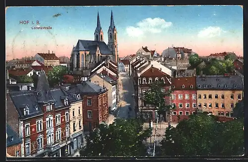 AK Hof, Häuser der Lorenzstrasse