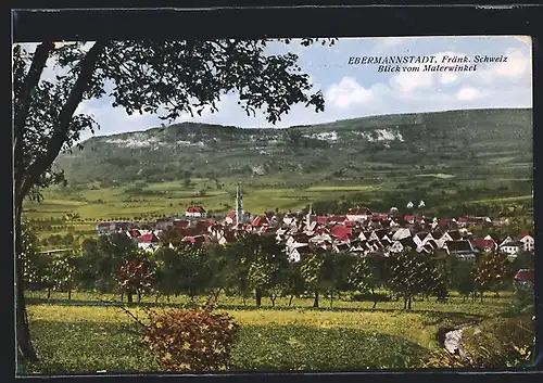 AK Ebermannstadt, Blick vom Malerwinkel