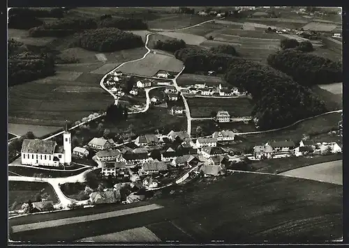 AK Rickenbach, Gesamtansicht, Fliegeraufnahme