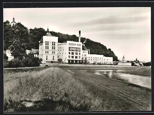 AK Riegel, Blick auf die Brauerei Riegeler Bier