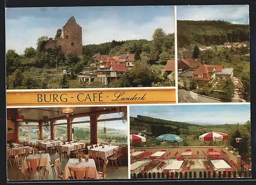 AK Landeck bei Emmendingen, Burg-Cafe