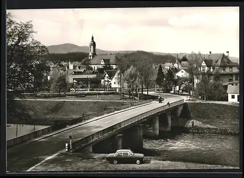 AK Riegel am Kaiserstuhl, Brücke im Ort