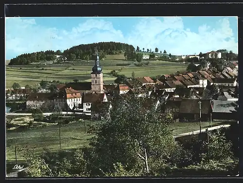 AK Marktschorgast im Fichtelgebirge, Teilansicht der Ortschaft