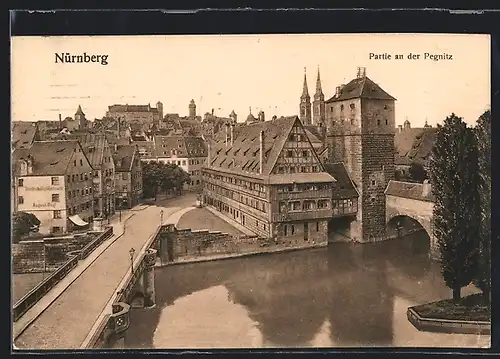 AK Nürnberg, Partie an der Pegnitz