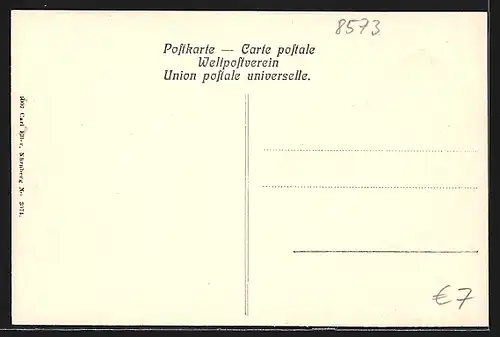 AK Pottenstein, Gesamtansicht mit Burgberg