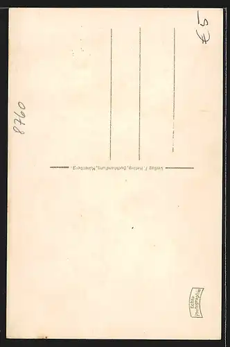 AK Miltenberg, Brunnenpartie am Marktplatz