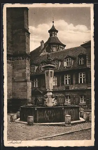 AK Ansbach, Markgraf Karl Wilhelm Friedrich-Brunnen