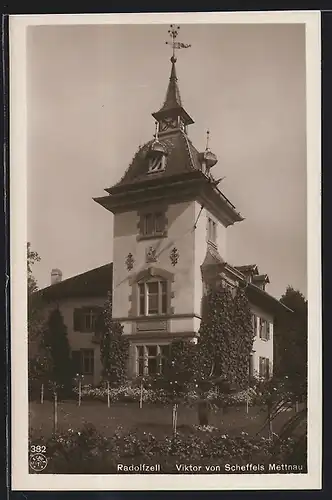 AK Radolfzell, Viktor von Scheffels Mettnau