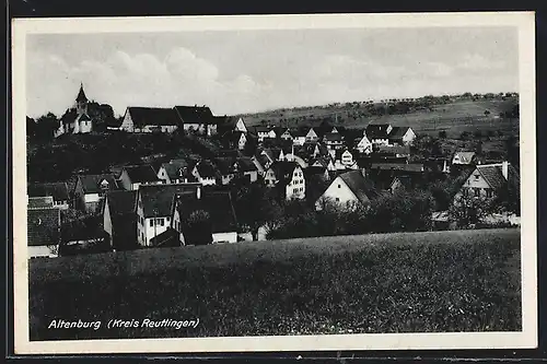 AK Altenburg bei Reutlingen, Ortsansicht bei Tag