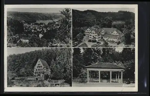 AK Bad Niedernau, Bad-Hotel, Kriegerheim, Quelle