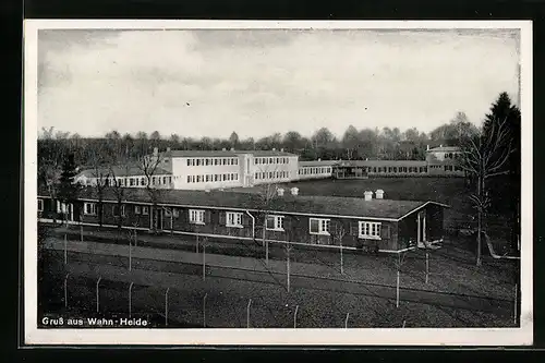 AK Köln-Wahn, Ortspartie aus der Vogelschau