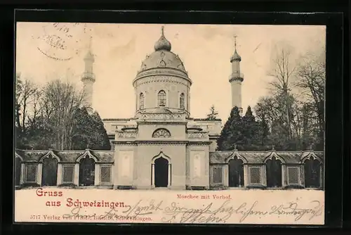 AK Schwetzingen, Moschee mit Vorhof