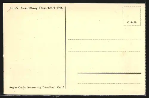 AK Düsseldorf, Grosse Ausstellung Düsseldorf 1926, Gesolei, Ehrenhof