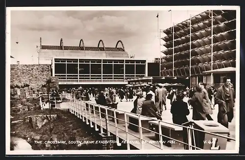 AK The Crossway, South Bank Exhibition, Festival of Britain 1951, Ausstellung