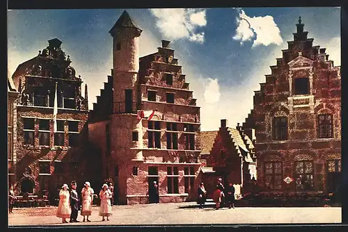 AK Anvers, Exposition Internationale 1930, Vieille Belgique
