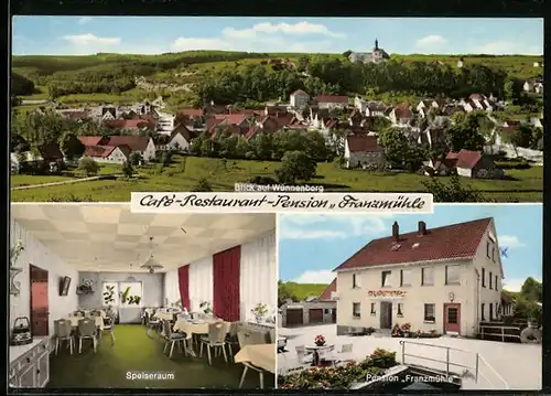 AK Wünnenberg, Cafe-Restaurant-Pension Franzmühle Inh. Heinrich Voits