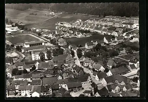 AK Immendingen /Baden, Teilansicht der Gemeinde aus der Vogelschau