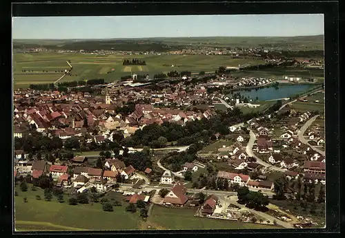 AK Hüfingen /Schwarzwald, Ortsansicht aus der Vogelschau