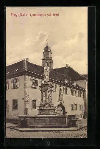 AK Mergentheim, Kiliansbrunnen und Spital