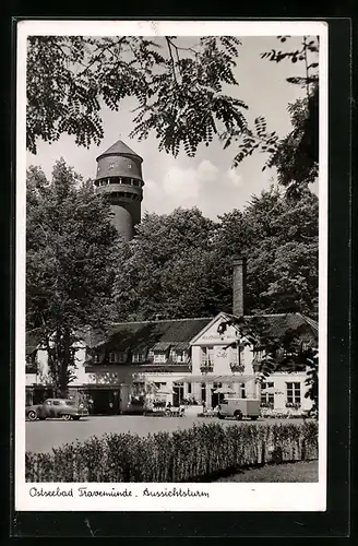 AK Travemünde, Gaststätte Kurhaus-Klause, Aussichtsturm