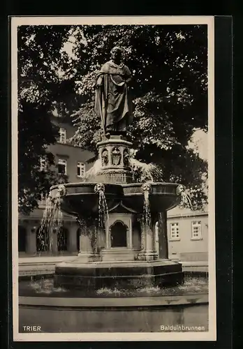 AK Trier, am Balduinbrunnen