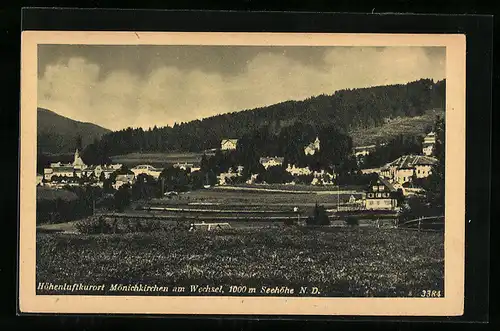 AK Mönichkirchen am Wechsel, Ortspartie
