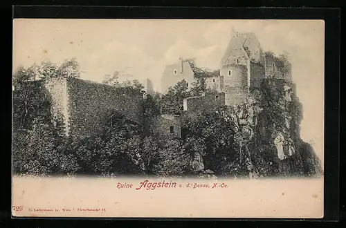 AK Aggstein a. d. Donau, Ruine Aggstein